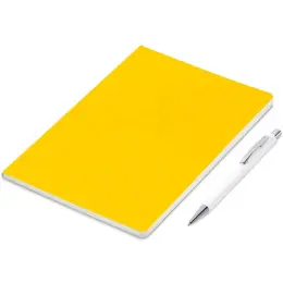 Altitude Mills Notebook & Pen Set Yellow Unbranded